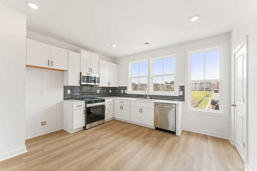 Furnished interior in a model home at Array in Atlanta (Image 37).