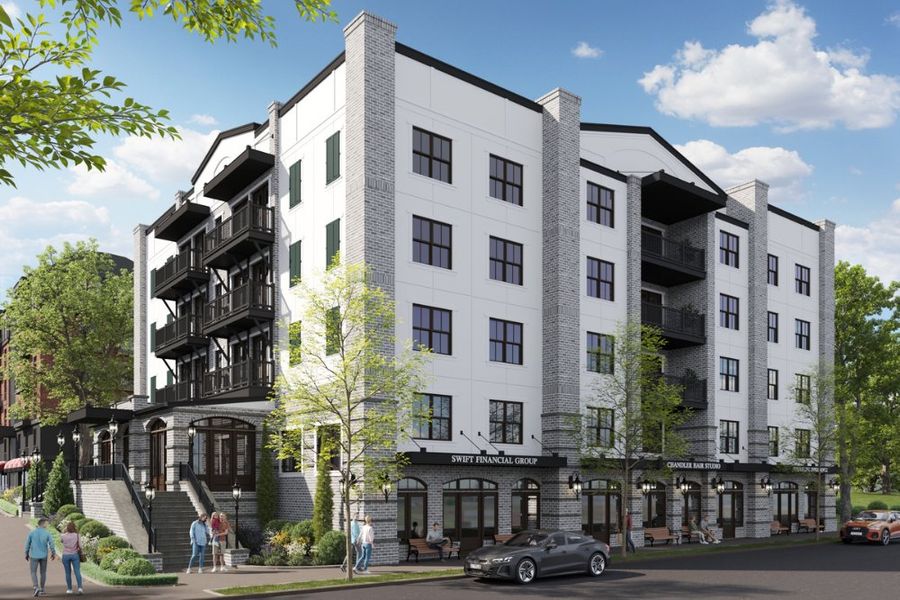 Condo located in The Enclave At South On Main, Woodstock, highlighting architectural design (Image 4).