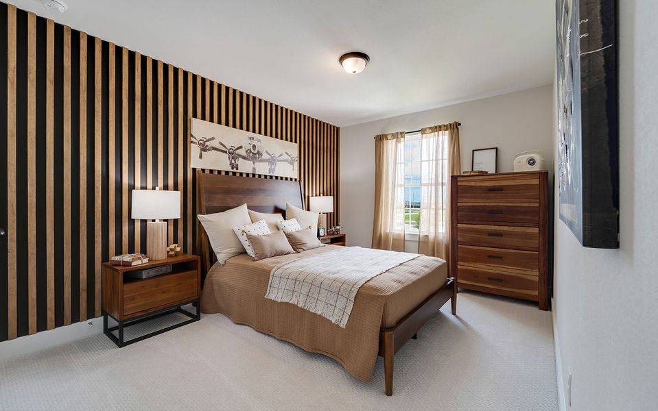 Furnished interior in a model home at River Ranch Meadows in Dayton (Image 56). Furnished interior in a model home at River Ranch Meadows in Dayton (Image 56).