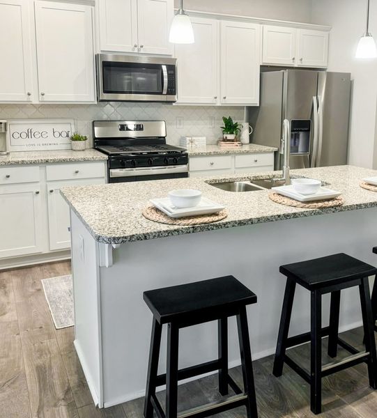 Furnished interior in a model home at Park View Reserve in Mableton (Image 15).