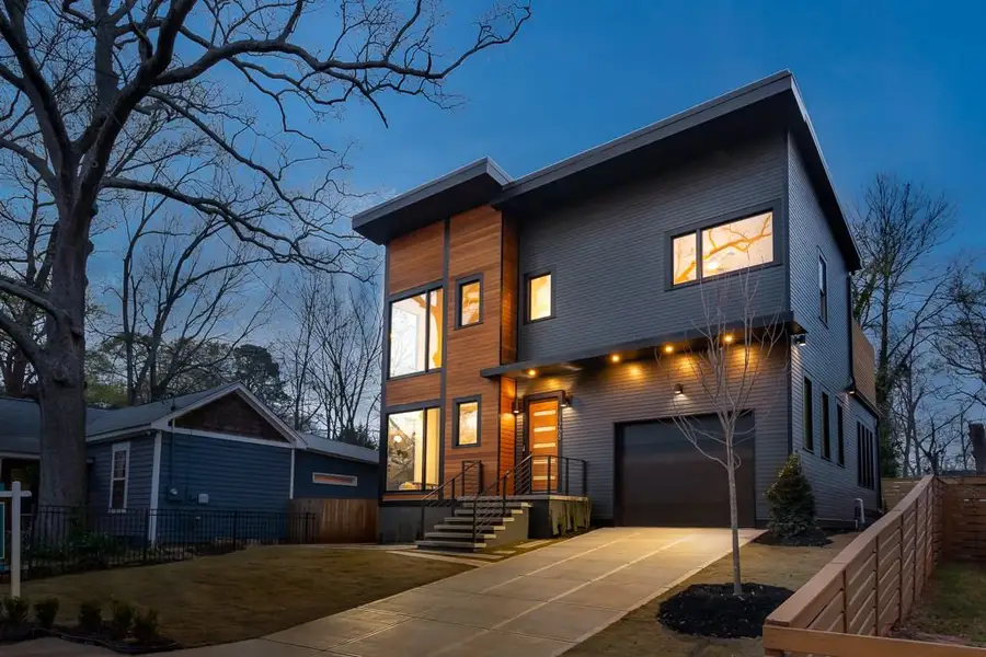 Front exterior of a home in the Arlo Modern community, located in Atlanta, GA (Image 2).