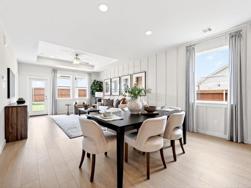 Furnished interior in a model home at Heartland in Heartland (Image 11).