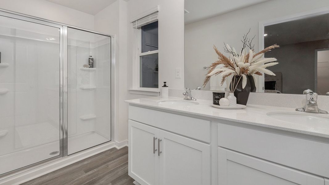 Furnished interior in a model home at The Hamptons at Hickory in Hickory (Image 16). Furnished interior in a model home at The Hamptons at Hickory in Hickory (Image 16).