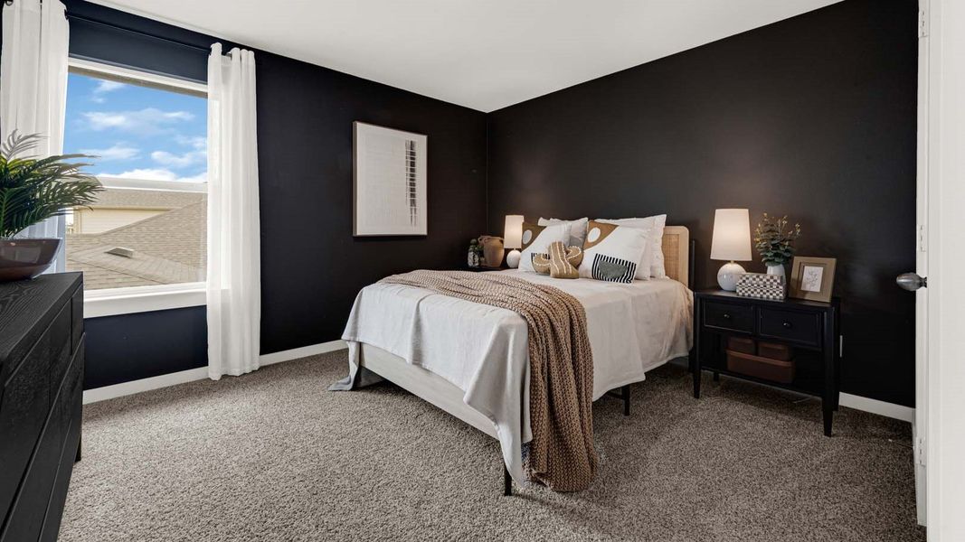 Furnished interior in a model home at Evergreen in Rosenberg (Image 31).