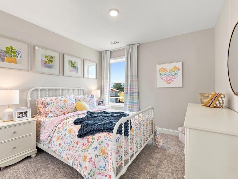 Furnished interior in a model home at Bailey Park in Fayetteville (Image 33).
