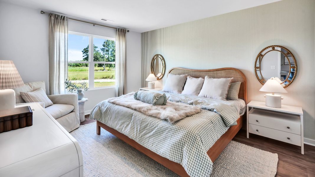 Furnished interior in a model home at Driftwood in Richlands (Image 23).