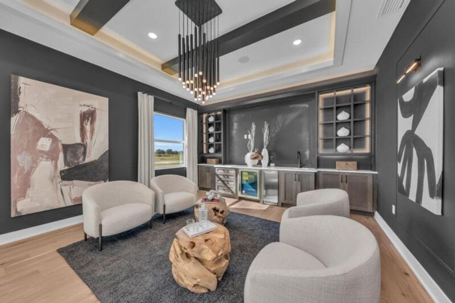 Furnished interior in a model home at Hampton Lakes in Sarasota (Image 93). Furnished interior in a model home at Hampton Lakes in Sarasota (Image 93).