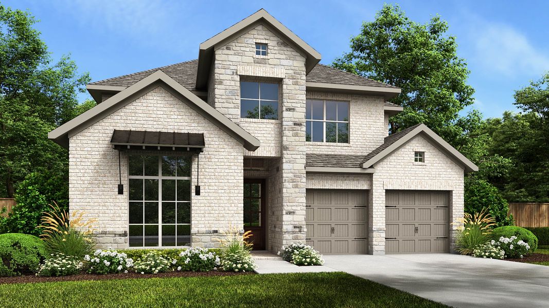 Front exterior of a home in the Candela South 40' community, located in Richmond, TX (Image 11).