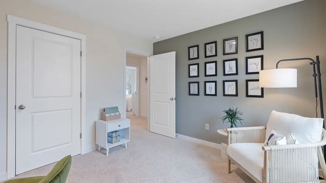 Furnished interior in a model home at Prairie Pass in Apison (Image 37). Furnished interior in a model home at Prairie Pass in Apison (Image 37).