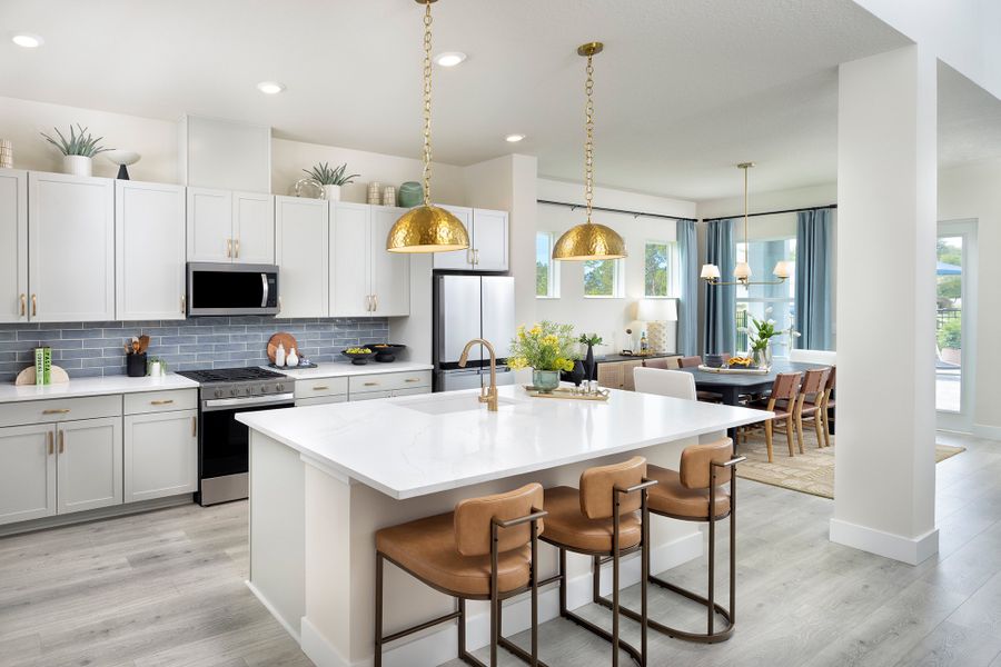 Furnished interior in a model home at Lakeview Crossing – Tradition Series in Sarasota (Image 7). Furnished interior in a model home at Lakeview Crossing – Tradition Series in Sarasota (Image 7).