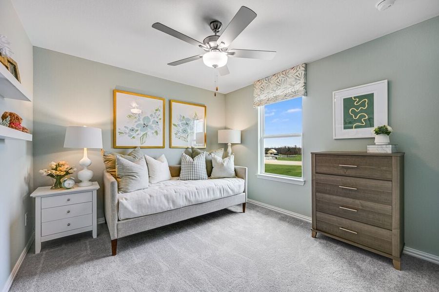 Furnished interior in a model home at Madero 50s in Fort Worth (Image 61).