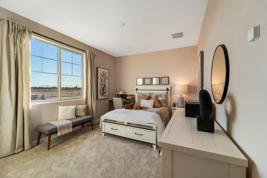 Furnished interior in a model home at Rancho Mirage in Maricopa (Image 20). Furnished interior in a model home at Rancho Mirage in Maricopa (Image 20).