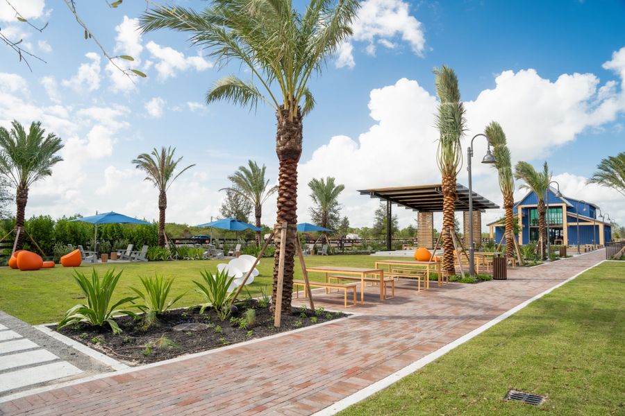 Community amenity available to residents of Newfield - Rosette Park Townhomes and Villas in Palm City (Image 1).