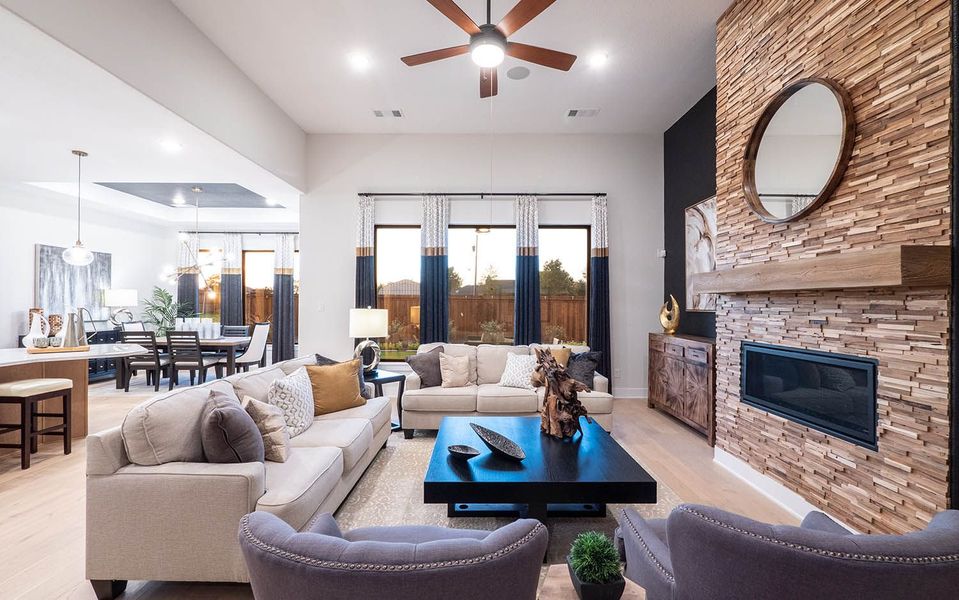 Furnished interior in a model home at Sonoma Verde in Rockwall (Image 24). Furnished interior in a model home at Sonoma Verde in Rockwall (Image 24).