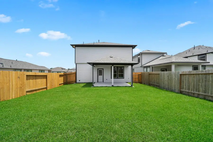 Bluebonnet Village Model - Mansfield C - Back Elevation