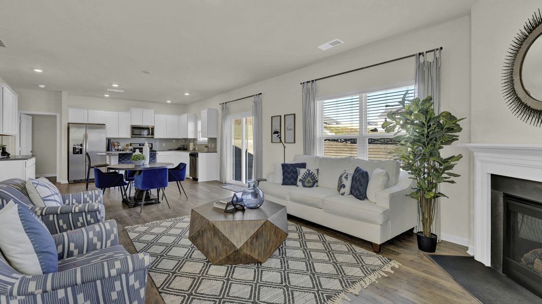 Furnished interior in a model home at Sweet Briar in Ooltewah (Image 20). Furnished interior in a model home at Sweet Briar in Ooltewah (Image 20).