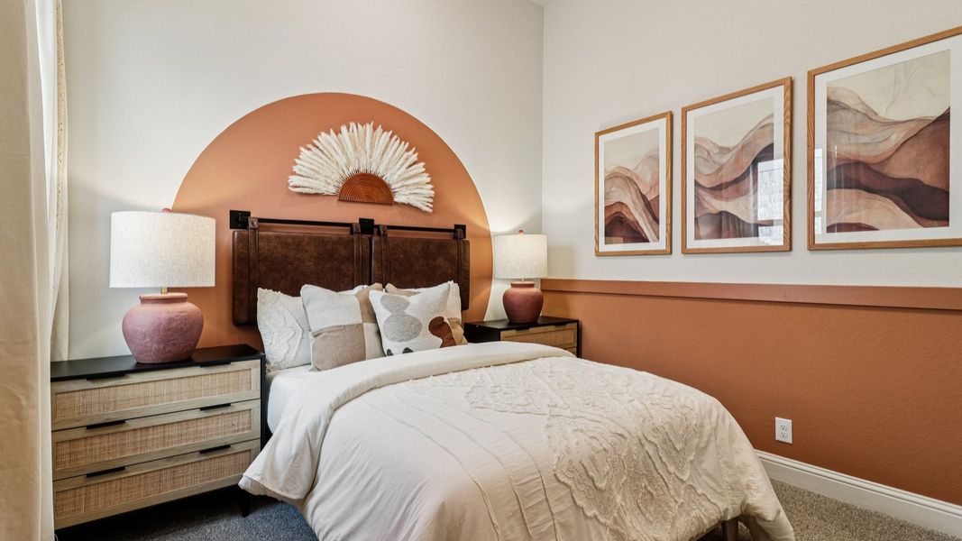 Furnished interior in a model home at Meyer Ranch – Premier in New Braunfels (Image 36).