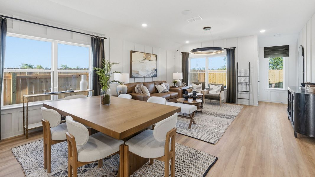 Furnished interior in a model home at Sky Ridge in San Marcos (Image 8). Furnished interior in a model home at Sky Ridge in San Marcos (Image 8).