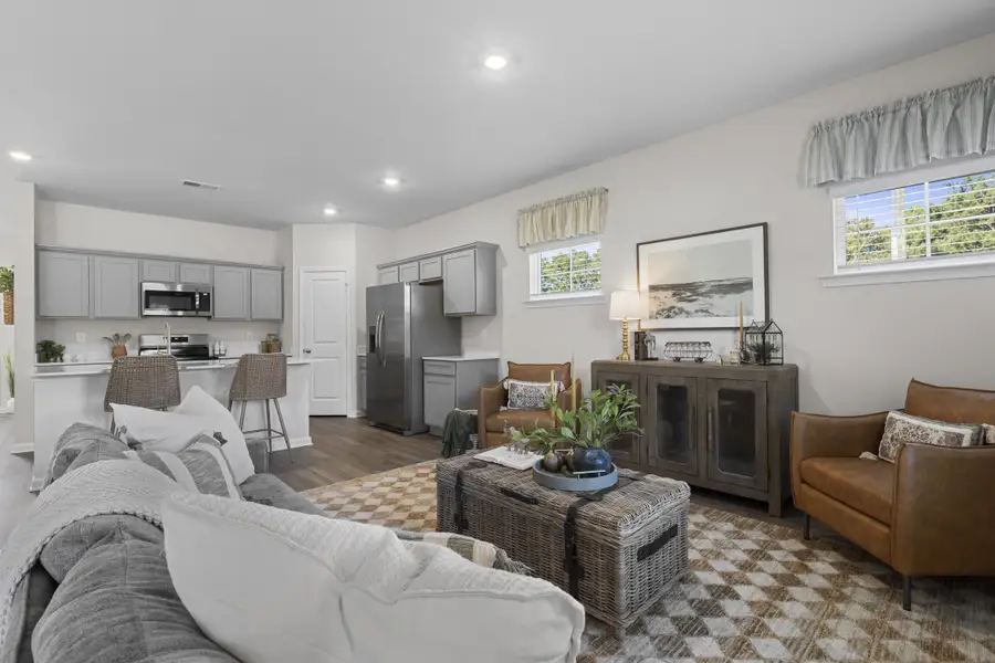 Furnished interior in a model home at Knox Place in Hephzibah (Image 17).