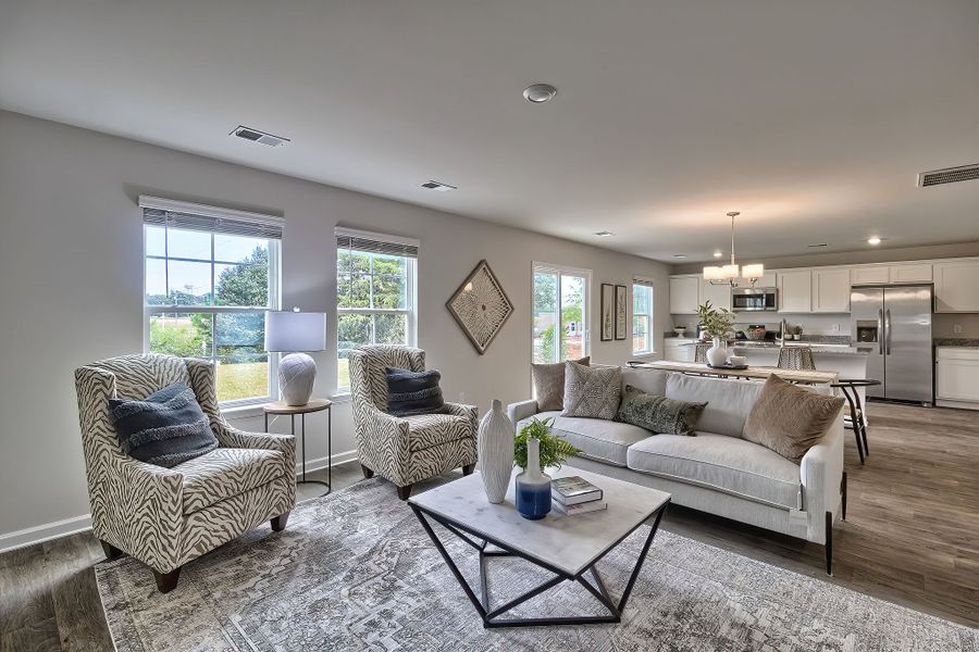 Furnished interior in a model home at Harmon Hill Estates in Hopkins (Image 16).