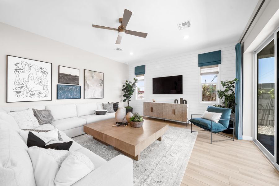 Great Room | Libra Model Home | Rialta | New homes in Mesa, Arizona | Landsea Homes