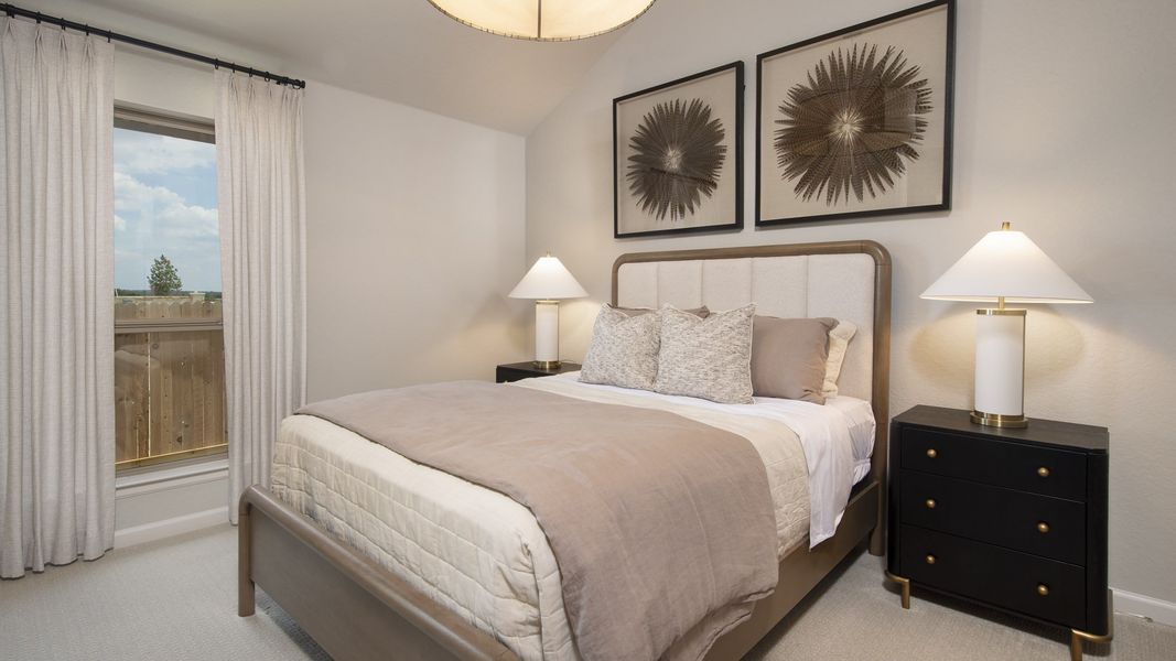 Furnished interior in a model home at Haby Hill 50' in San Antonio (Image 11). Furnished interior in a model home at Haby Hill 50' in San Antonio (Image 11).