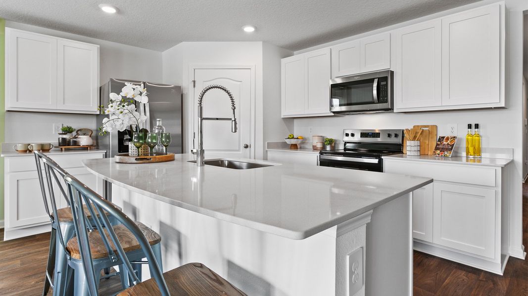 Furnished interior in a model home at Bridle Creek in Jacksonville (Image 4). Furnished interior in a model home at Bridle Creek in Jacksonville (Image 4).