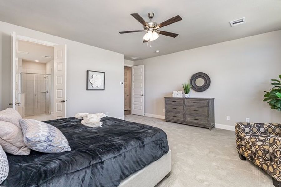 Furnished interior in a model home at Ten Mile Creek Estates in DeSoto (Image 22). Furnished interior in a model home at Ten Mile Creek Estates in DeSoto (Image 22).
