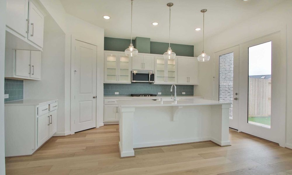 Furnished interior in a model home at Cross Creek Ranch: the City Series Collection in Fulshear (Image 18).