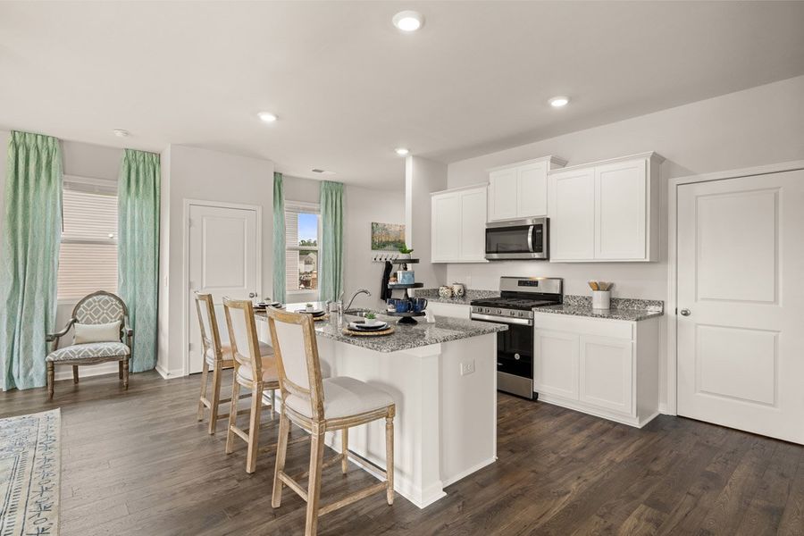 Furnished interior in a model home at The Islands in Beech Island (Image 8).