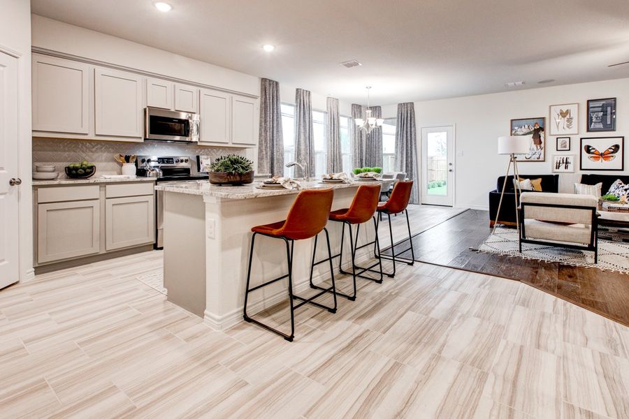 Furnished interior in a model home at Palmilla Springs in Fort Worth (Image 15).