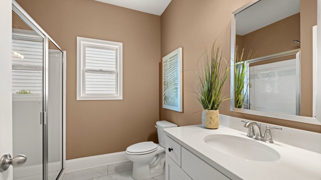 Furnished interior in a model home at Hamptons at Riverwood East in Dallas (Image 21).