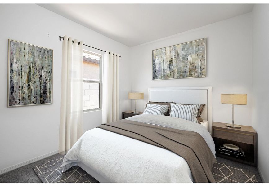 Furnished interior in a model home at The Trails in Phoenix (Image 5).