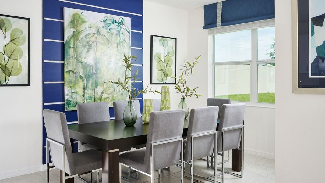 Furnished interior in a model home at Leela Reserve Single Family in Tavares (Image 13). Furnished interior in a model home at Leela Reserve Single Family in Tavares (Image 13).