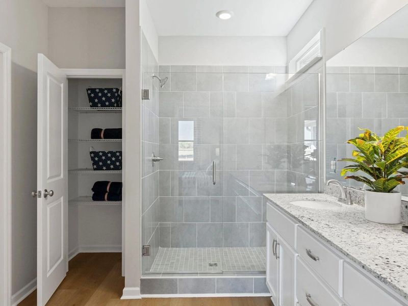 Furnished interior in a model home at Bailey Park in Fayetteville (Image 8).