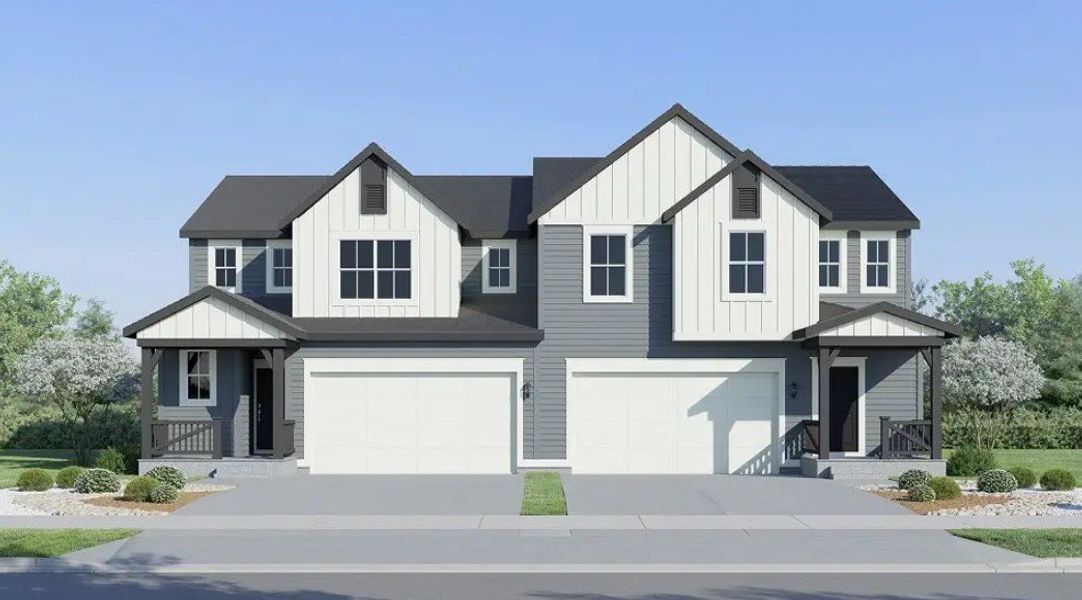 Front exterior of a home in the Timber Lark community, located in Fort Collins, CO (Image 10). Front exterior of a home in the Timber Lark community, located in Fort Collins, CO (Image 10).