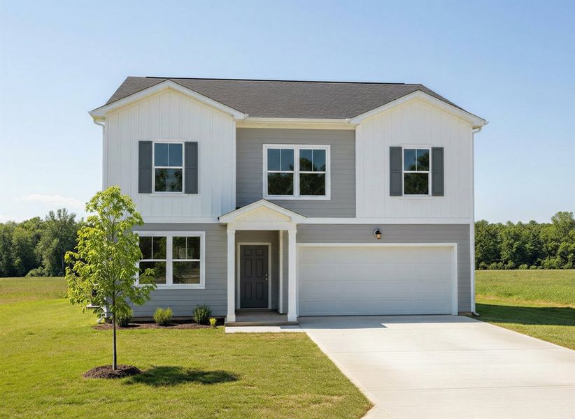 Front exterior of a home in the Declaration Homes community, located in Grovetown, GA (Image 8).