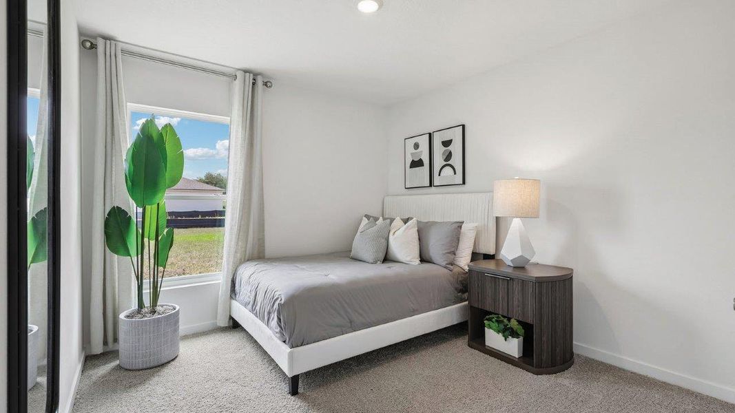 Furnished interior in a model home at Boulevard Oaks in Lady Lake (Image 24). Furnished interior in a model home at Boulevard Oaks in Lady Lake (Image 24).