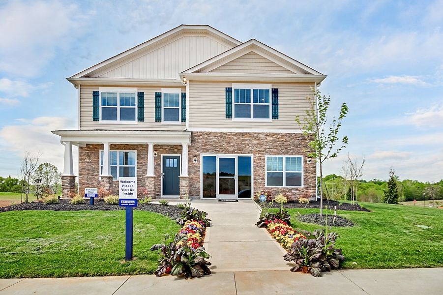 Front exterior of a home in the Brookside Farms community, located in Greer, SC (Image 3).