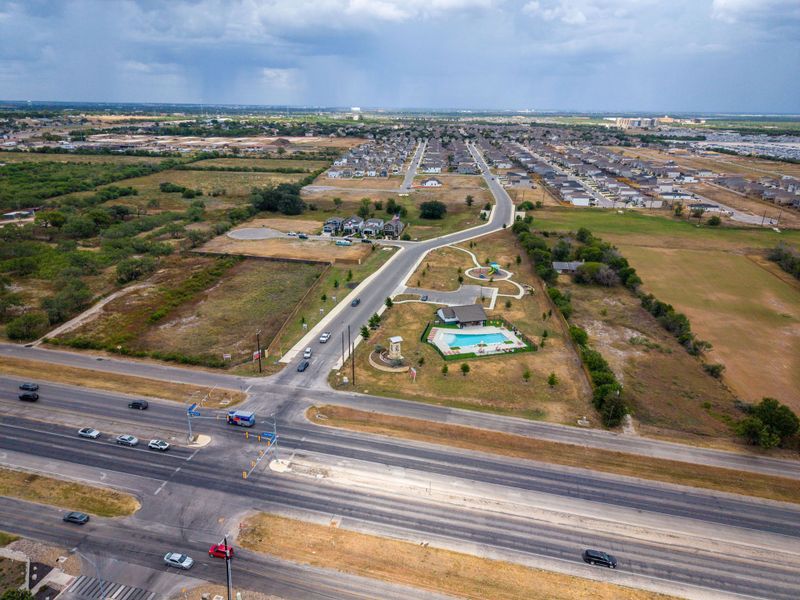 Aerial view of the Applewhite Meadows community in San Antonio, TX, showing layout and nearby surroundings (Image 14).