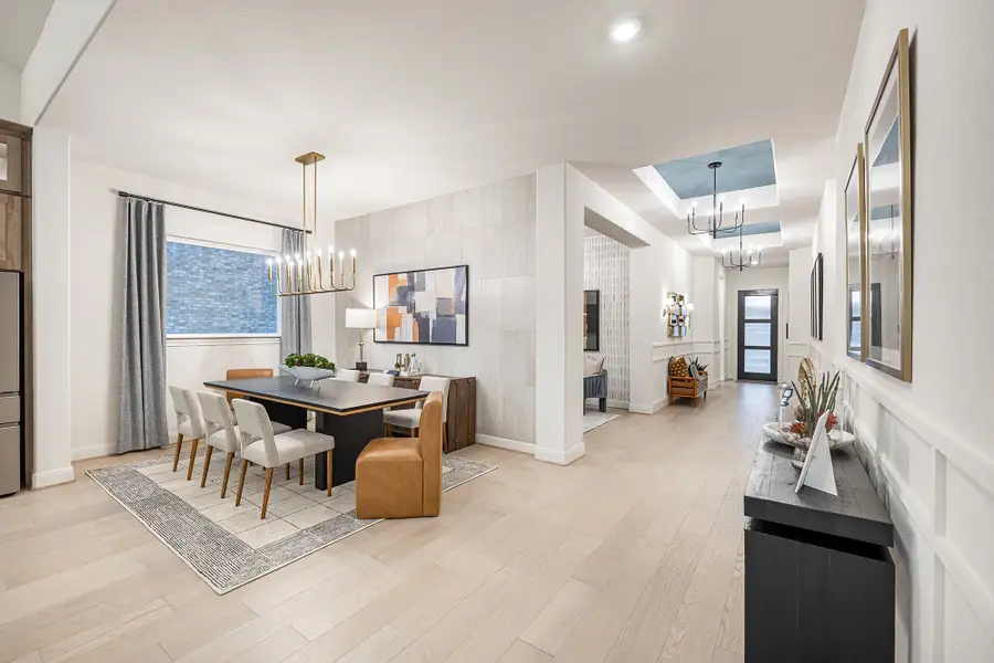 Furnished interior in a model home at Briggs Ranch – Signature Legacy Series in San Antonio (Image 7).