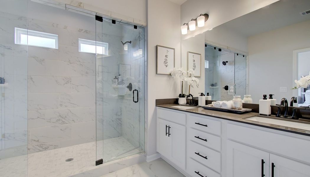 Furnished interior in a model home at Millstone at Mundy Mill in Gainesville (Image 19). Furnished interior in a model home at Millstone at Mundy Mill in Gainesville (Image 19).