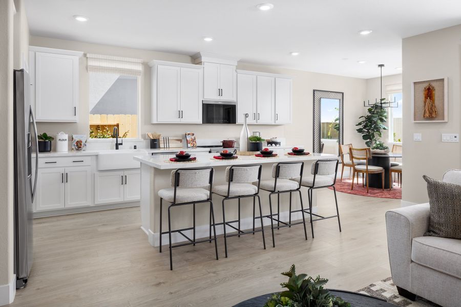 Furnished interior in a model home at Marshfield Gardens: Gardens in Longs (Image 7).