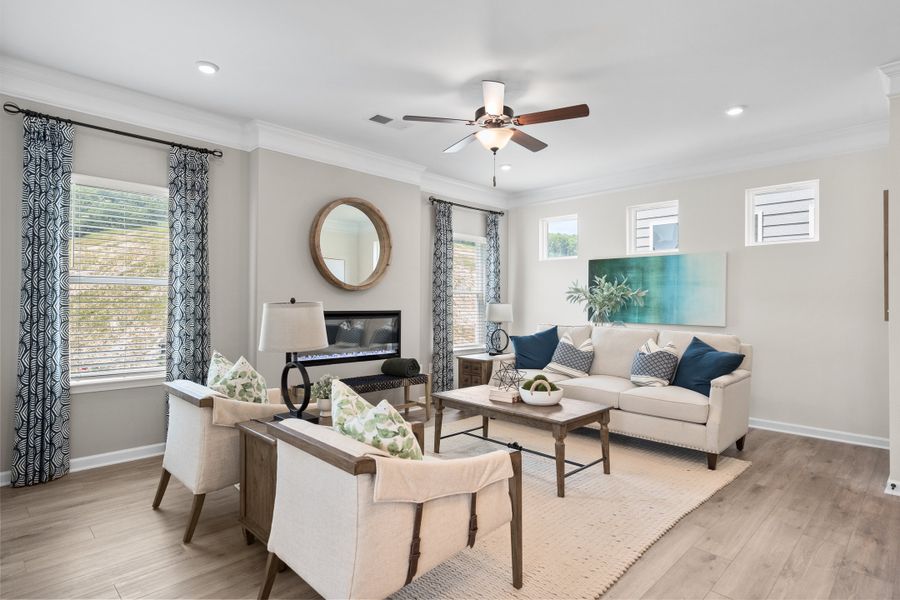 The Braselton II - Family Room