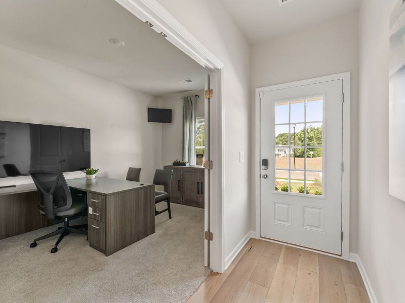 Furnished interior in a model home at Manning Mill in Adairsville (Image 9). Furnished interior in a model home at Manning Mill in Adairsville (Image 9).