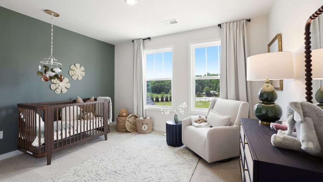 Furnished interior in a model home at Sycamore Cove in Woodruff (Image 24).