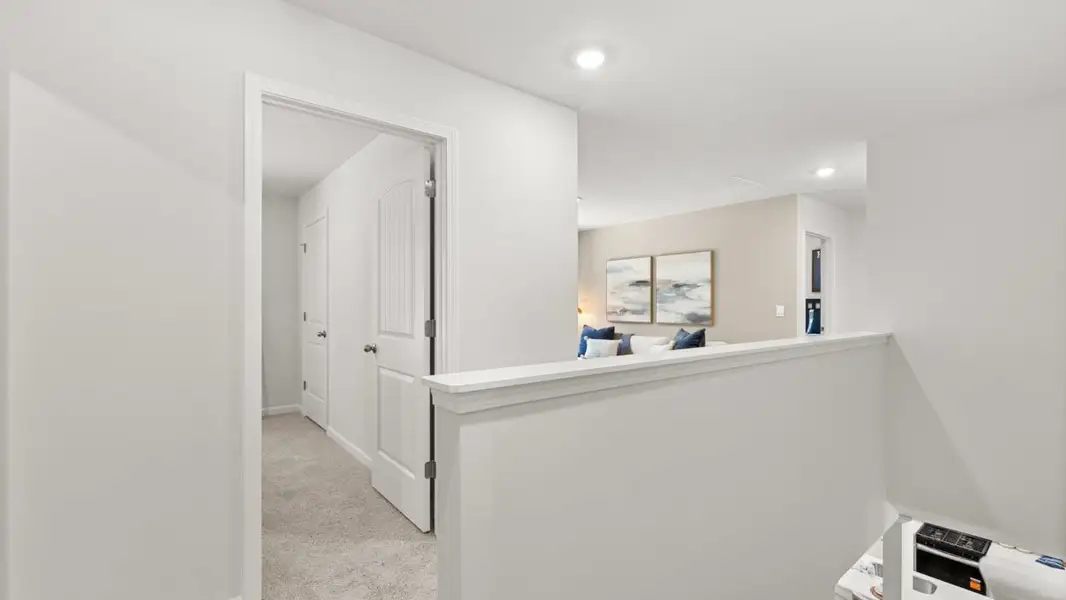 Furnished interior in a model home at Lost Creek in Dallas (Image 19).