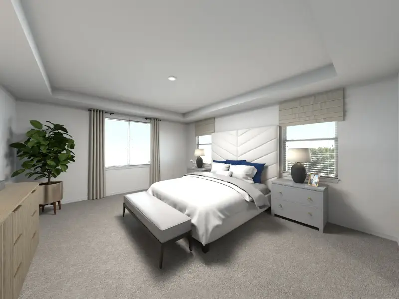 Furnished interior in a model home at Oaks at Lake Standish in Apopka (Image 20).