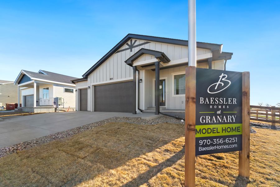 Granary Model Home - Front Exterior