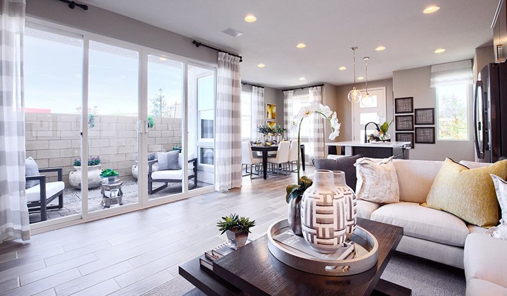 Furnished interior in a model home at Urban Collection at Palmer Village in Colorado Springs (Image 19).